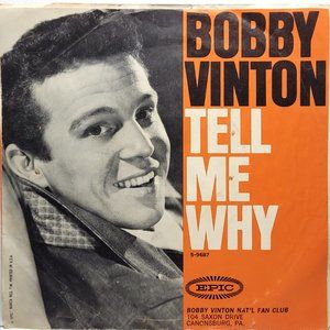 Bobby Vinton 45 RPM Vinyl Record Tell Me Why / Remembering Epic VG/VG+ 1964